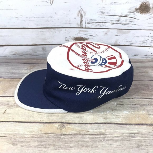 MLB Accessories Vintage Par Cap Hat New York Yankees Baseball Mlb Made In Usa Pill Box 96s